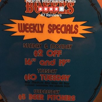 Bosses pizza coupon north richland hills