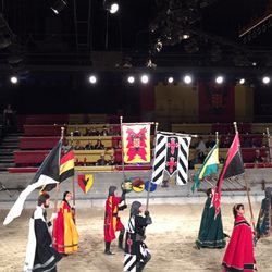 Experience a show unlike any other. Medieval Times Dinner and Tournament is basically the greatest place on earth. It’s dinner theater (how much of this luxury even exists anymore?), with medieval-style games, including jousts, swordfights, horse dancing, and more.