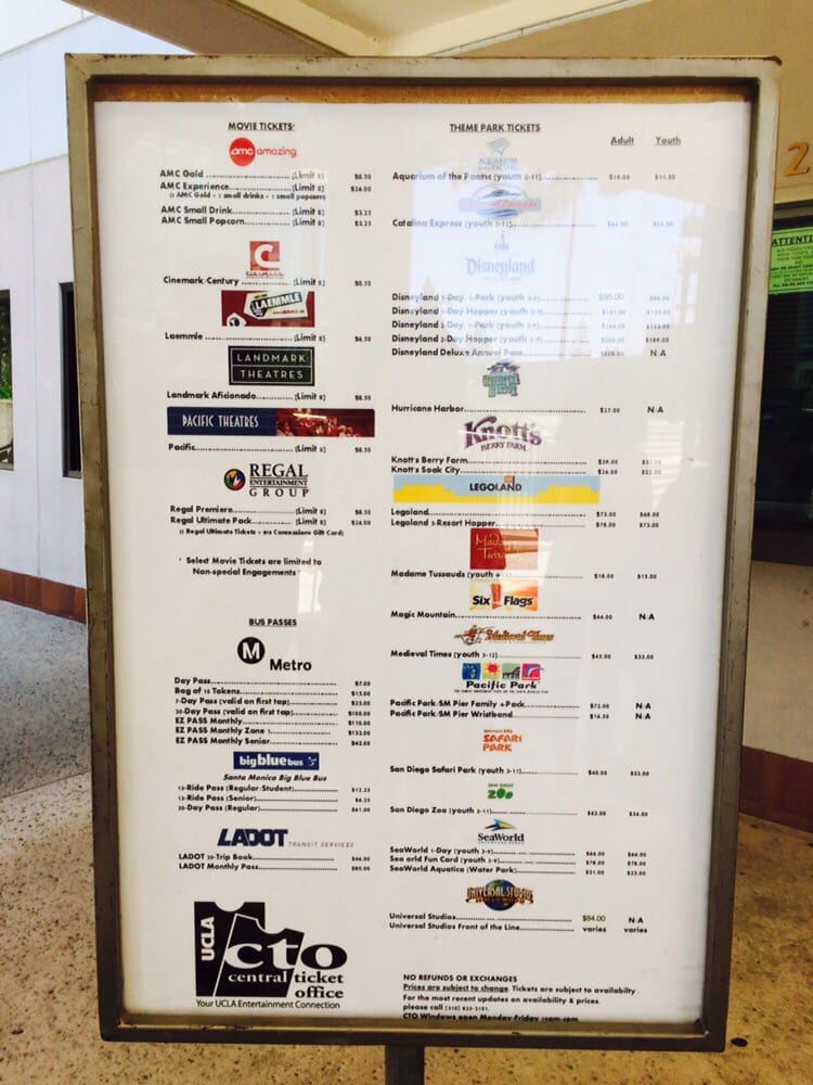 UCLA Central Ticket Office 10 Photos & 16 Reviews Ticket Sales