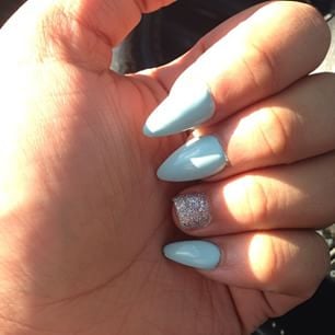 After One Day The Nail Already Painfully Broke In Half Yelp Photo Of Kelly Nails Lombard Il United States After One Day
