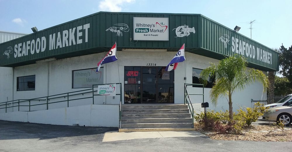 Whitney’s Fresh Market Seafood Markets 13314 US Hwy 19N, Hudson, FL