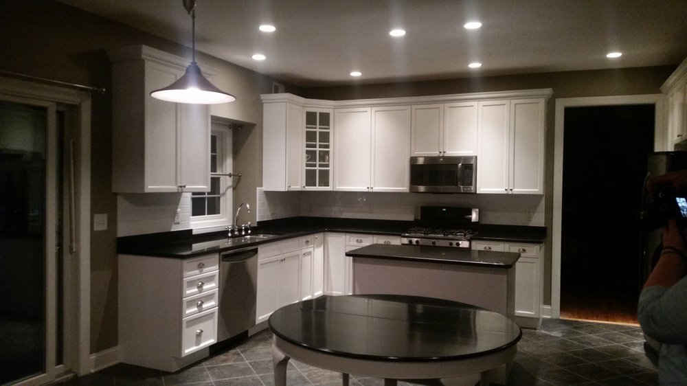 Painting Kitchen Cabinet White Yelp Photo Of Jp Cabinet Painting Refinishing Jersey City Nj United States