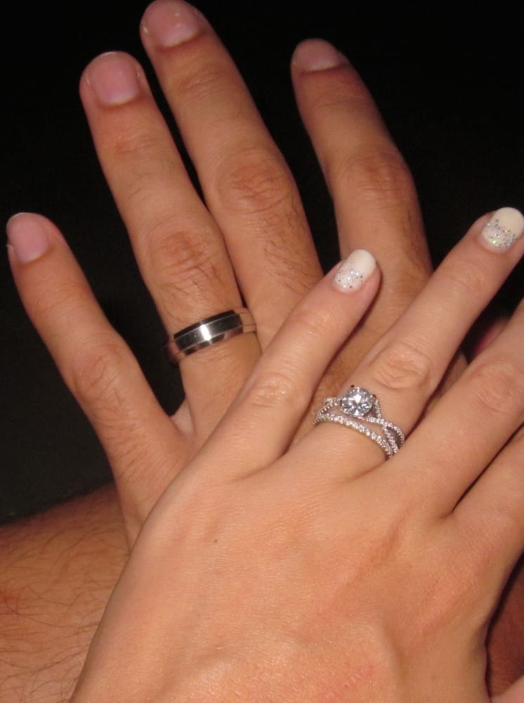 Our Wedding Bands I Love My Engagement Ring And Its Matching Band Photo Of Forever Diamonds Ny Manhattan United States Our Wedding Bands