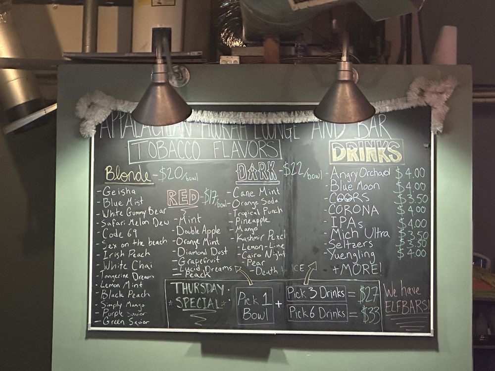 Appalachian Hookah Bar and Lounge