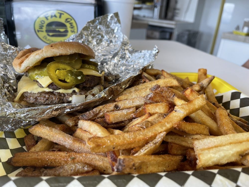 Two FAT Guys Burgers and Fries