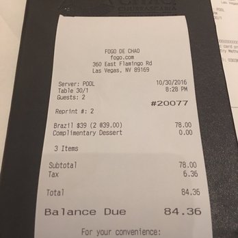 Fogo de chao las vegas coupons