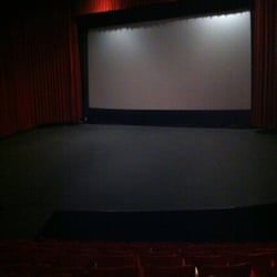 The State Theatre - Ann Arbor, MI, United States. Small film screen in back of stage