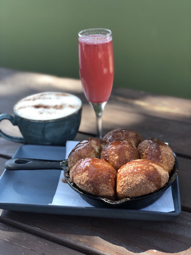 Honeycomb Cappucino Monkey Bread And Mixed Berry Mimosa Yelp Photo Of Kitchen Table Henderson Nv United States Honeycomb Cappucino Monkey