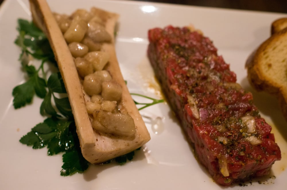 Roasted Bone Marrow and Steak Tartare - Yelp