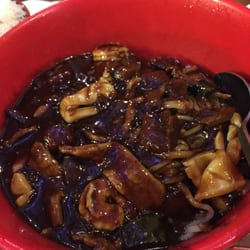 San Tung - San Francisco, CA, United States. Black bean noodles