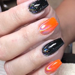 Nexgen Nails With Glitter Nail Art Gallery