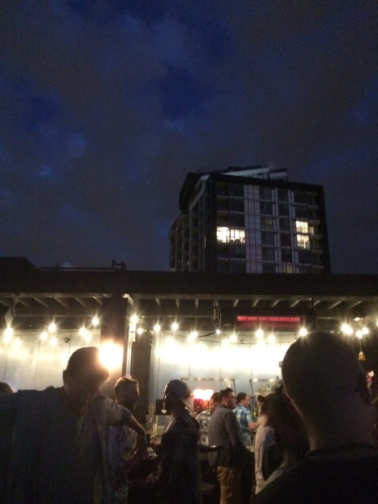 Patio Bar At Night Yelp Photo Of Rooftop Bar Simmons Calgary Ab Canada Patio At