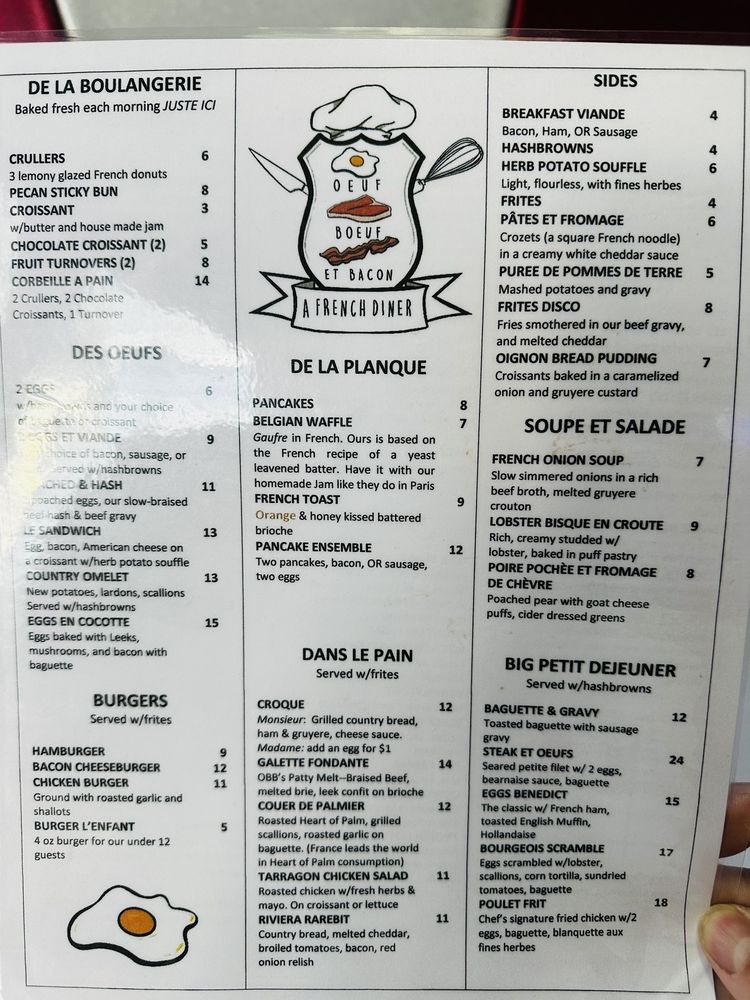 Oeuf Bouef et Bacon