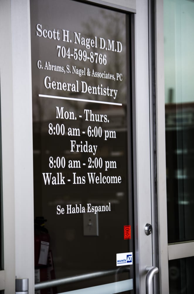 The Front Door Of Our Charlotte Northlake Dentist Office Displays Photo Of Northlake Charlotte Dentistry Nc United States The Front Door