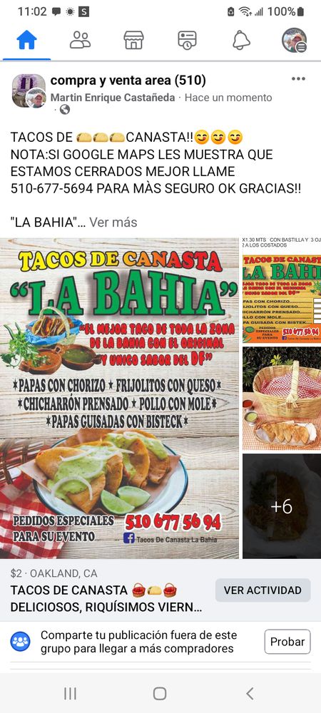 Tacos de Canasta La Bahia Tacos de Canasta La Bahia