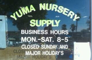 Yuma Nursery Supply 4405 S Avenue A Az Garden Centers Mapquest