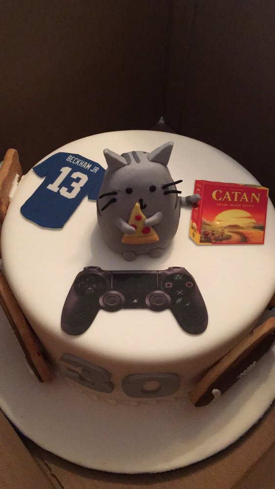 Custom Cake For My Husbands 30th Birthday Yelp