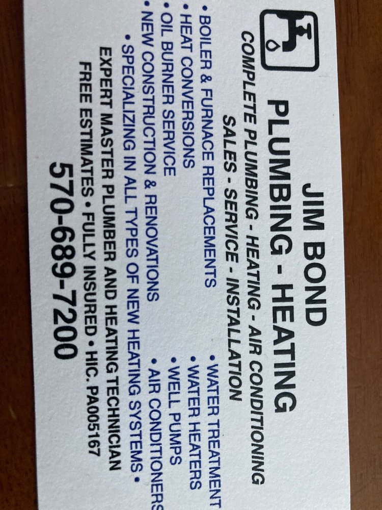 image of business Jim Bond Plumbing & Heating