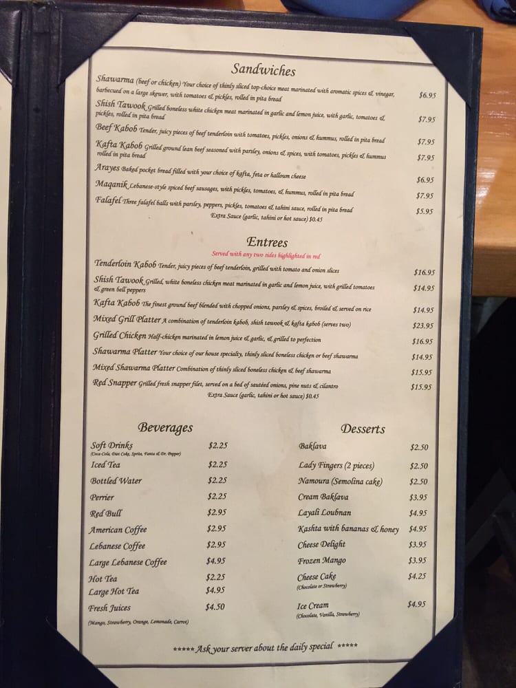 Mary S Mediterranean Kitchen Menu Mary S Mediterranean Kitchen Menu