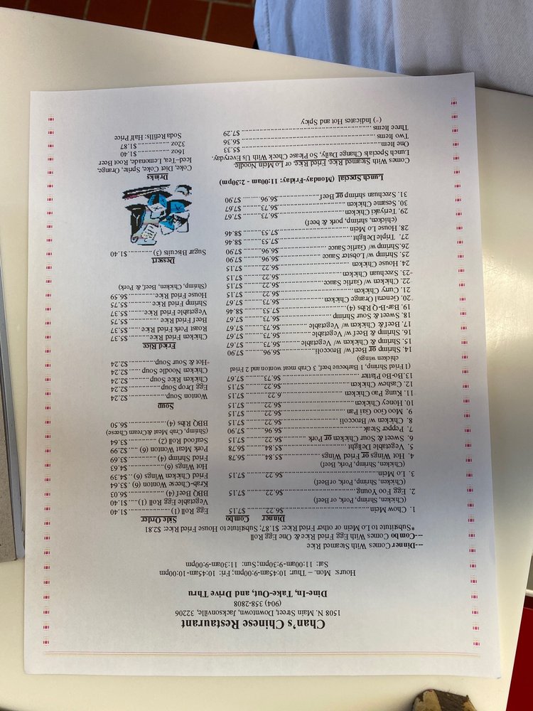 Chan's Chinese