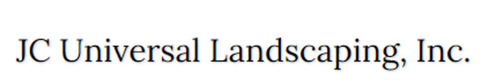 JC Universal Landscaping