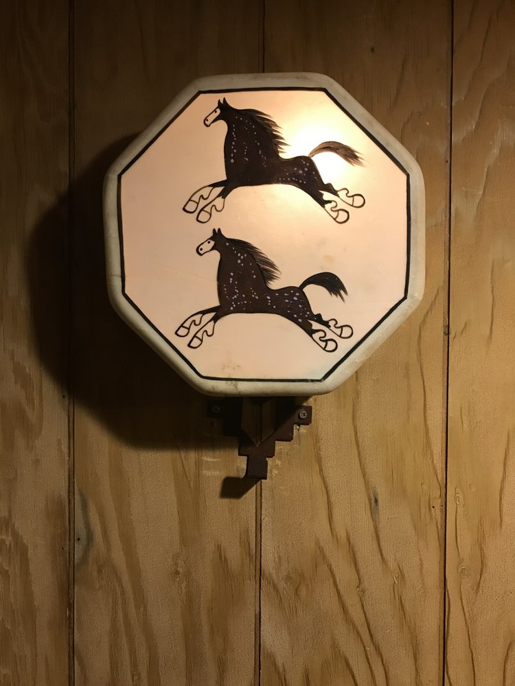 Native American Drum Lamps Light The Interior Hallways Yelp Photo Of Saratoga Hot Springs Resort Wy United States Native American