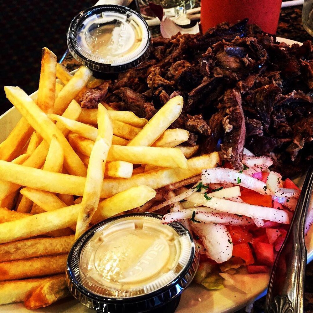 Photo of Al-Ameer West - Dearborn Heights, MI, United States. Shawarma and fries
