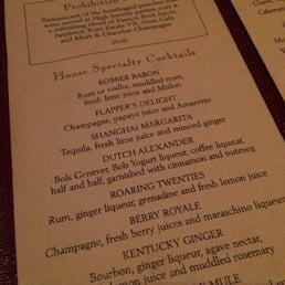 Photos For The Campbell Menu Yelp Photo Of The Campbell New York Ny United States Tail Menu