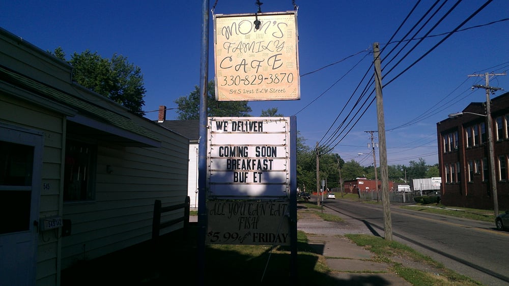 Mom’s Family Cafe American (New) 545 W Ely St, Alliance, OH