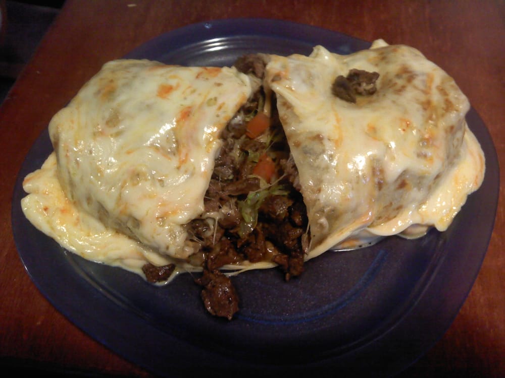 Giant Steak Burrito Suizo! Yelp
