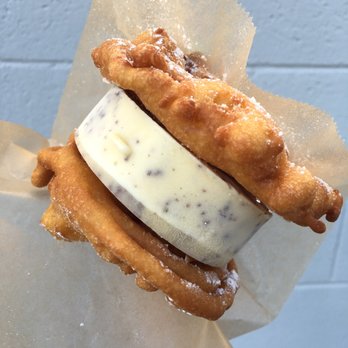 Funnel Cake Ice Cream Sandwich Burbank Funnel Cake Ice Cream Sandwich Burbank