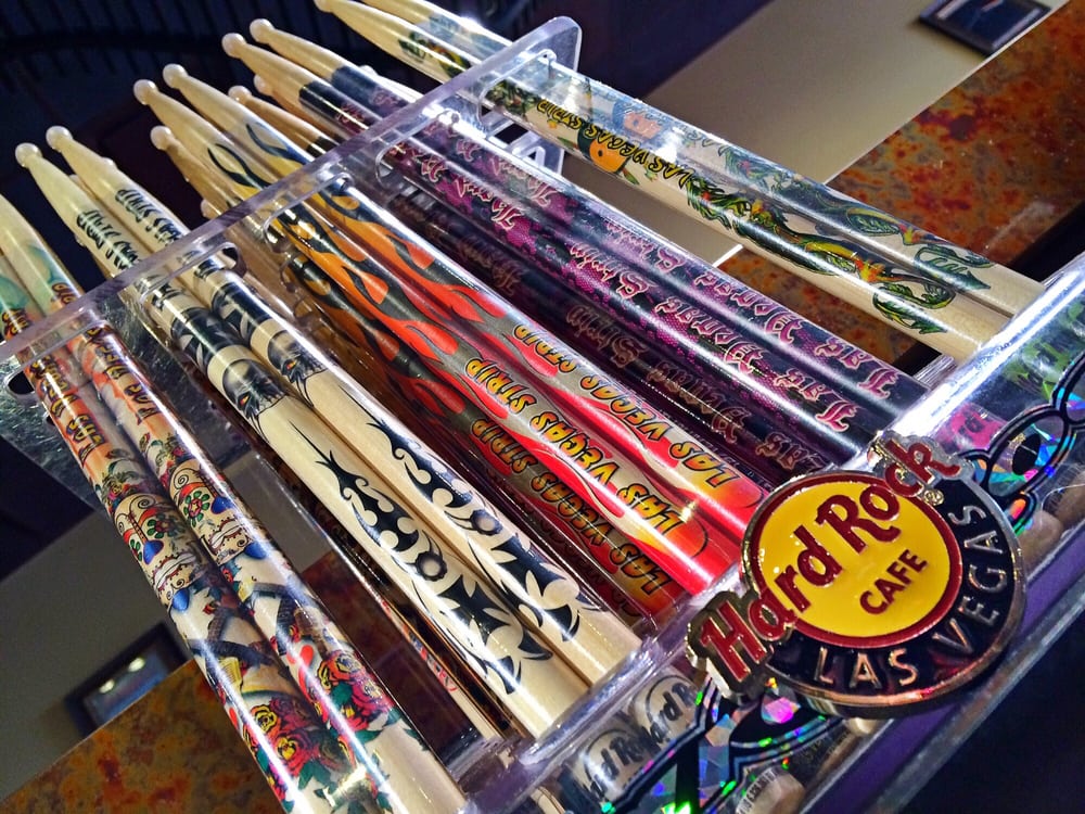 Hard Rock Cafe Las Vegas Drumsticks Hard Rock Cafe Las Vegas Drumsticks