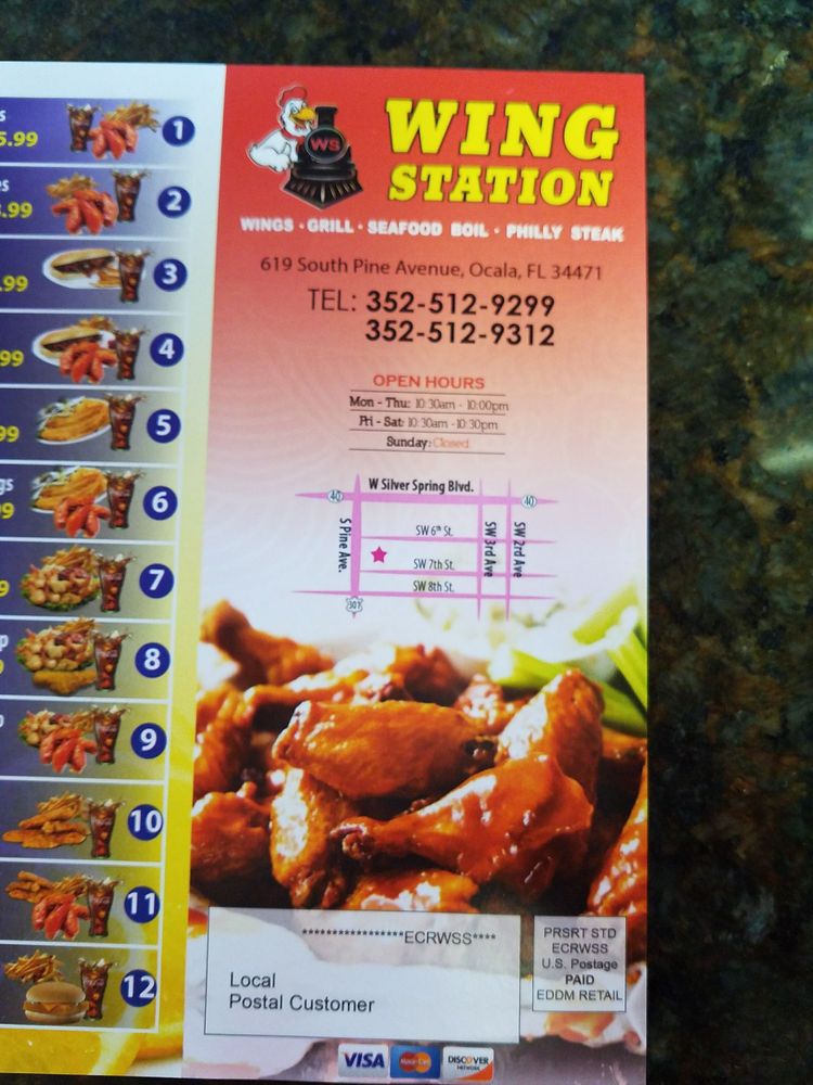 Wing Station Chicken Wings 619 S Pine Ave, Ocala, FL Restaurant Reviews Phone Number Yelp