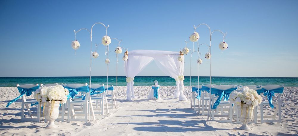 Aqua Blue Beach Wedding In St Augustine Yelp Photo Of Northeast Florida Beach Weddings Ponte Vedra Fl United States