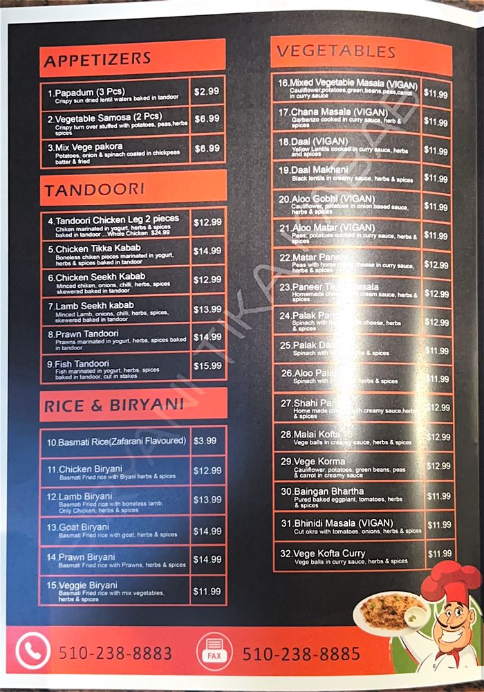 Biryani Tika Kabab