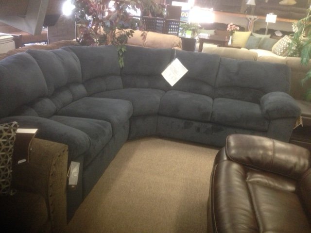 Dailey Midnight Blue Sectional Sofa Yelp