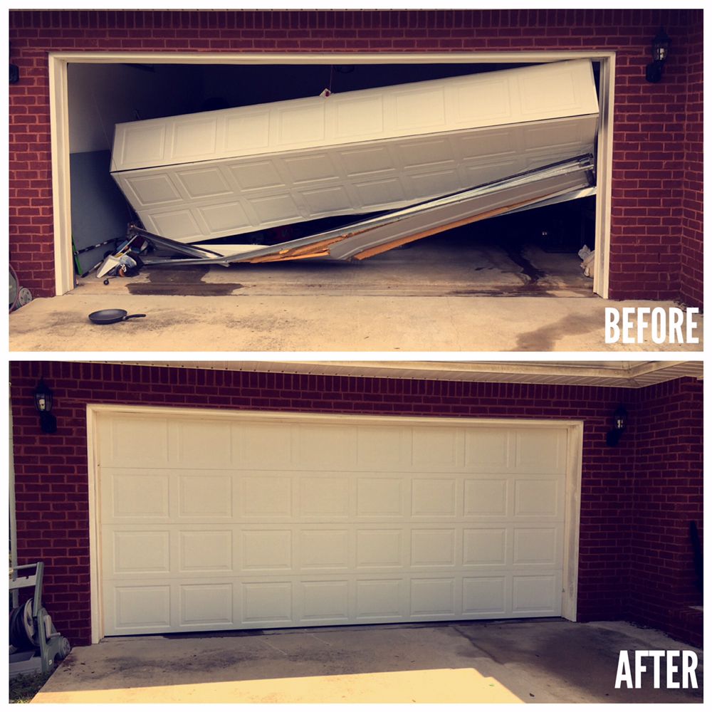 Car Vs Garage Door Yelp Photo Of Rts All American Garage Doors Pensacola Fl United States Car