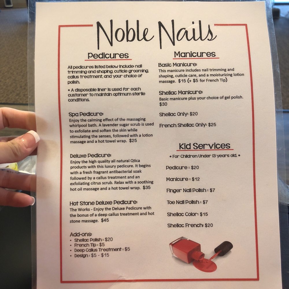 Noble Nails Nail Salons 3100 23rd St, Columbus, NE Phone Number