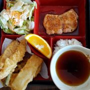 Photo of Sushi Park - Oakland, CA, United States. Salmon & Tempura Bento