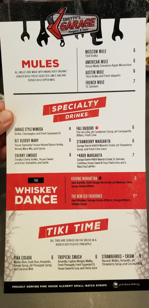 Specialty Drinks Yelp Photo Of Smitty S Garage Burgers Beer Rogers Ar United States Specialty