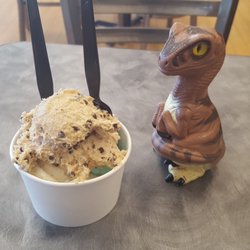 Photo of CP's Cooler Homemade Ice Cream & Treats - Willowick, OH, United States. Bob the Raptor Says "Homemade Ice Cream prey with eggless cookie dough!!!! Rrrrrroooooaaarrrr!!!!!"
