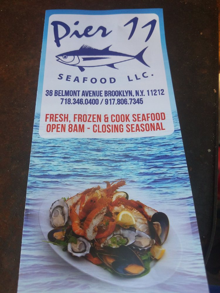 Pier 11 Seafood CLOSED Seafood 36 Belmont Ave, Brownsville, Brooklyn, NY Restaurant