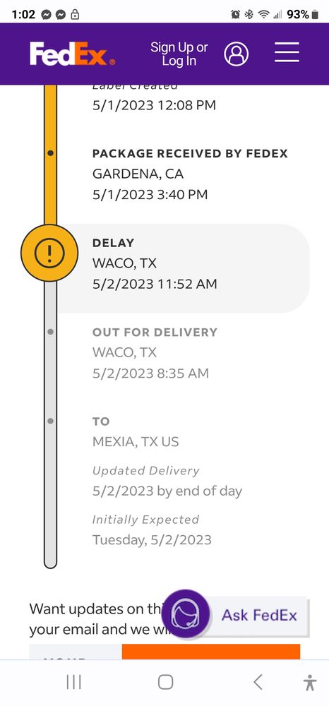 FedEx Ship Center