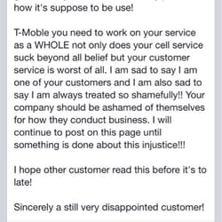 tmobile costumer service
