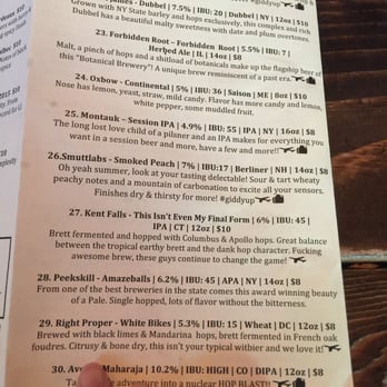 The Jeffrey Craft Beer Bites Menu The Jeffrey Craft Beer Bites Menu