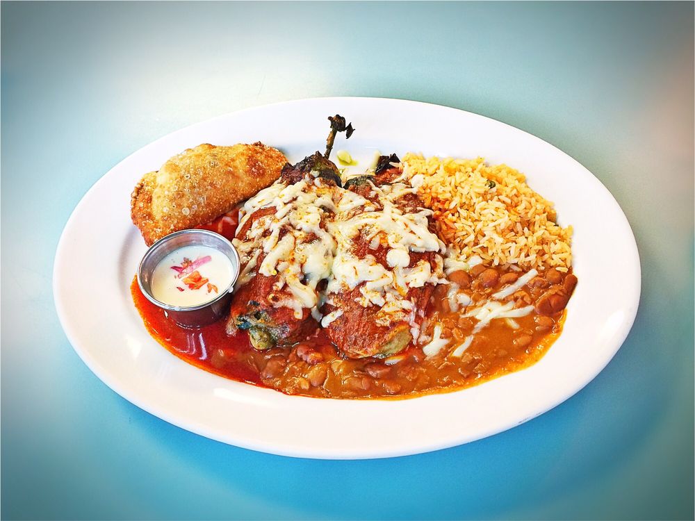Empanada Chili Relleno Combo Yelp Photo Of Poco Loco Mexican Restaurant Thornburg Va United States Empanada Chili