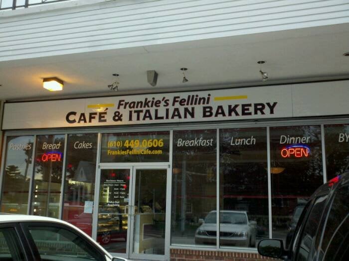 Frankie Fellini S Cafe Bakery Drexel Hill Pa Frankie Fellini S Cafe Bakery Drexel Hill Pa