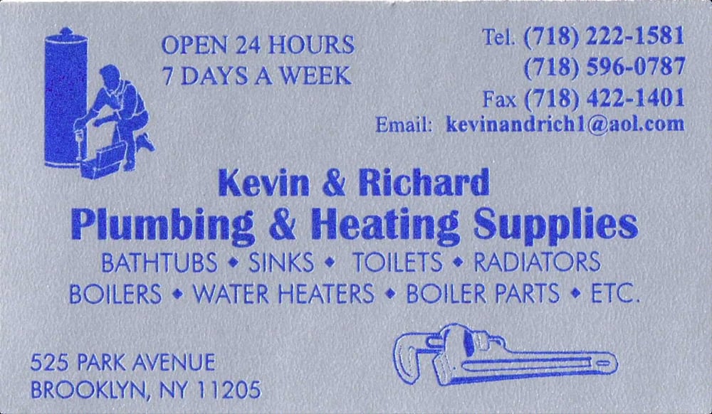 image of business Kevin & Richard Plumbing & Heating Supplies