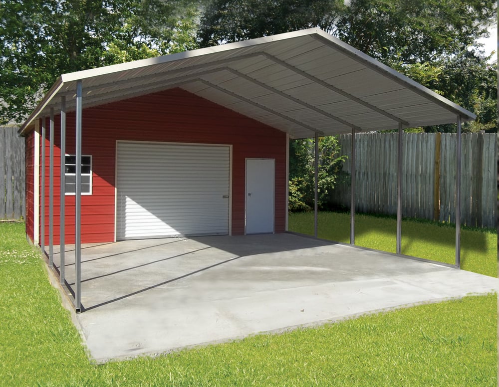 A Frame Combo Carport Garage Yelp