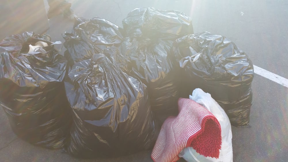 My donations of 6 , 30 gallon trash bags full of clothes. Some even